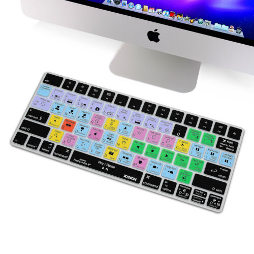 XSKN Final Cut Pro X Shortcuts Keyboard Cover Skin for Apple Magic Keyboard - Picture 1 of 20
