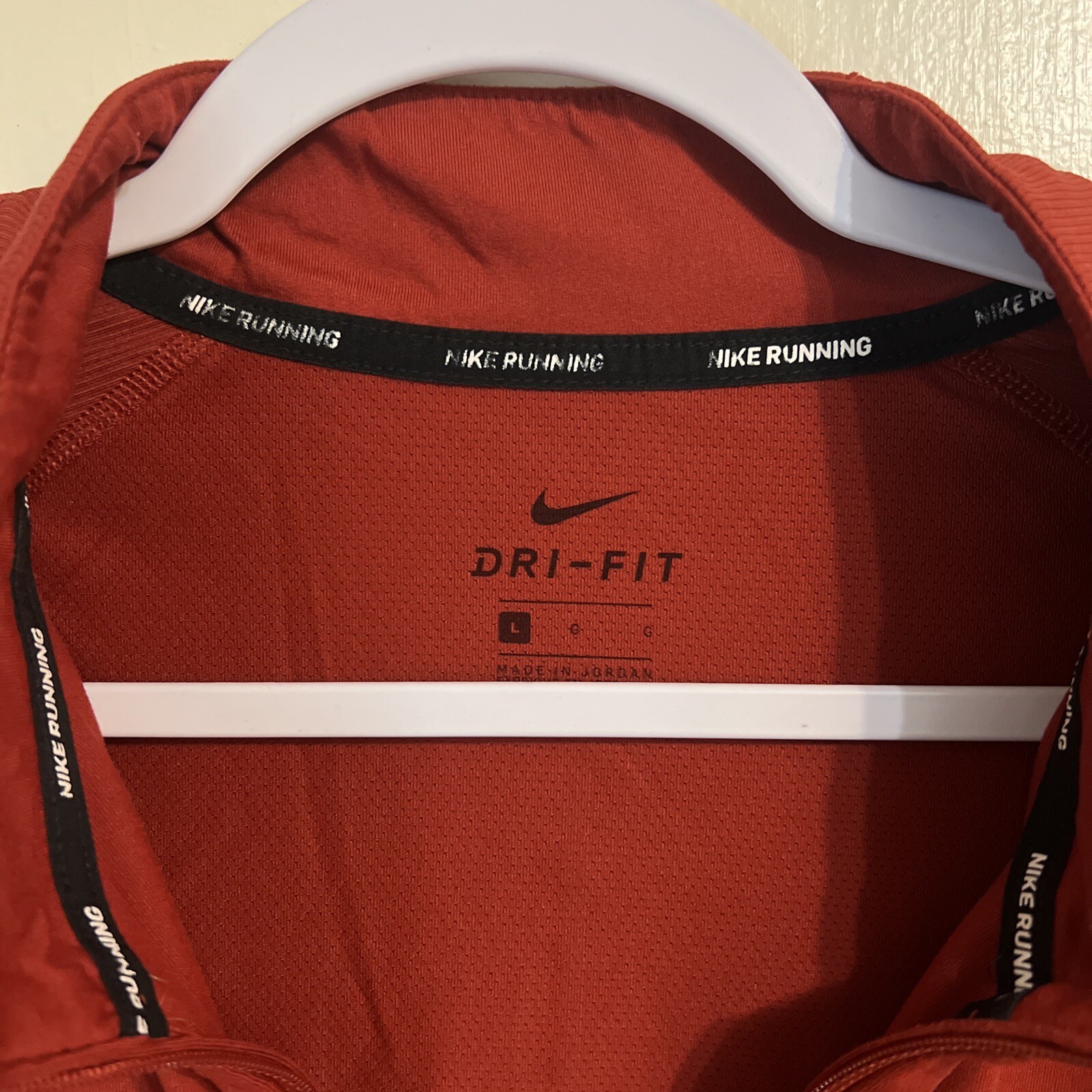 Nike Running Quarter Zip Large Men’s Terracotta eBay