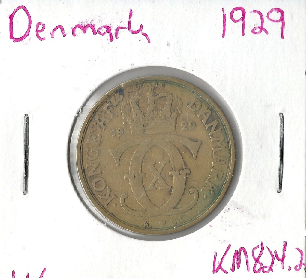 Coin Denmark 1 Krone 1929 KM824.2 | eBay