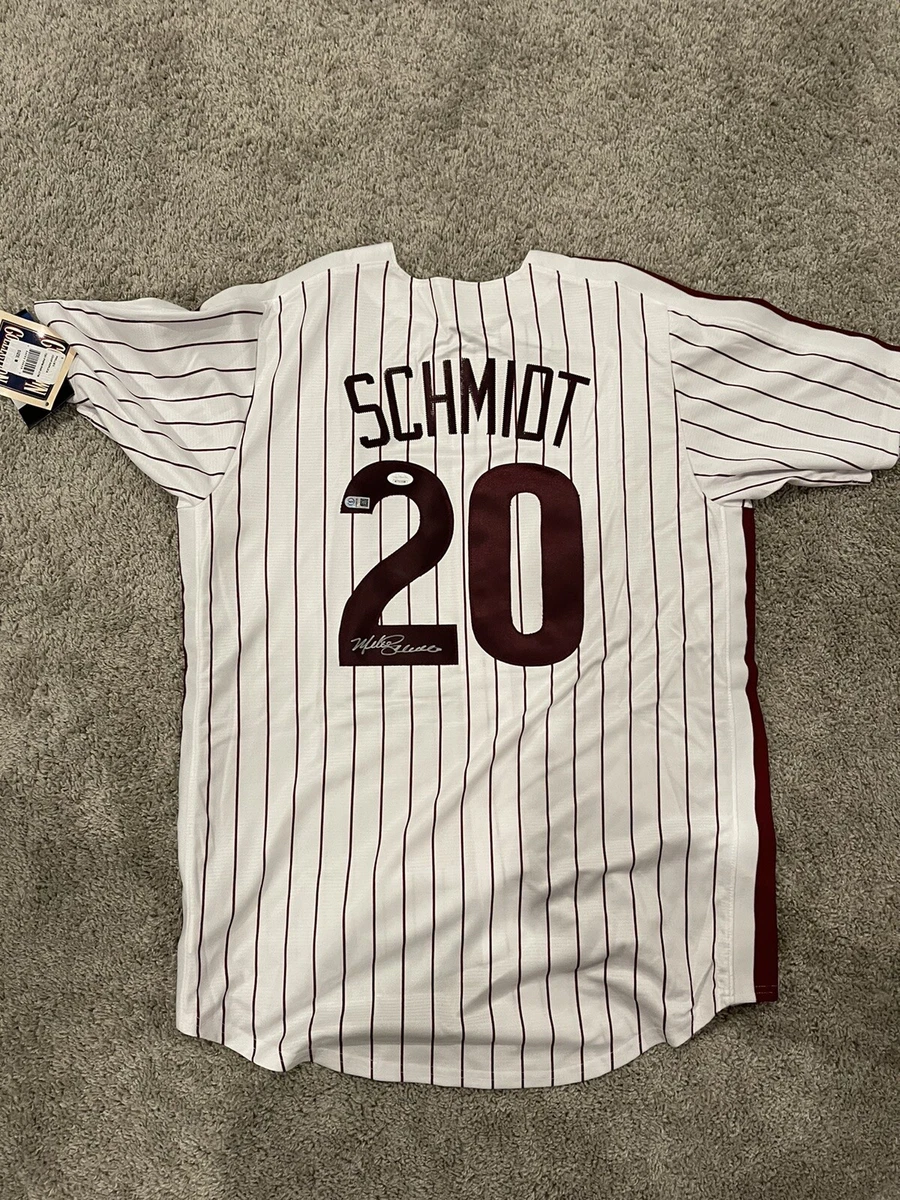 Mike Schmidt Signed Jersey - JSA COA - Phillies Cooperstown