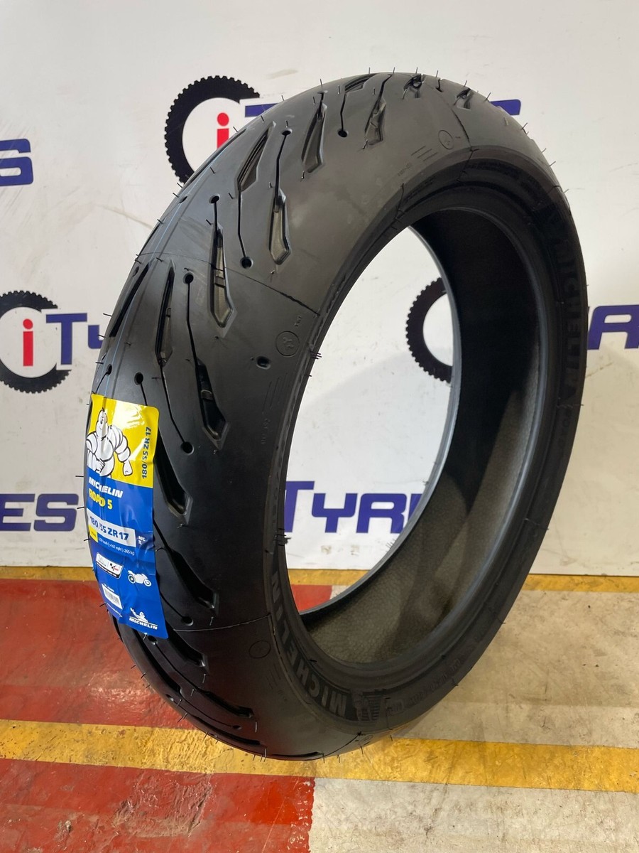 120/70ZR17 & 180/55ZR17 MICHELIN ROAD 5 TL MOTORCYCLE TYRES