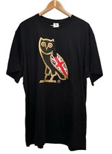 Octobers Very Own OVO Drake NEW Mens 2XL Black Owl T-Shirt OG UK London Flagship