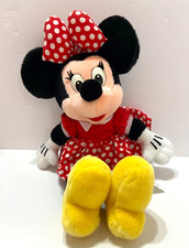 Vintage Walt Disney Minnie Mouse Plush Cuddle 16 inch 1990s Stuffed Animal Retro