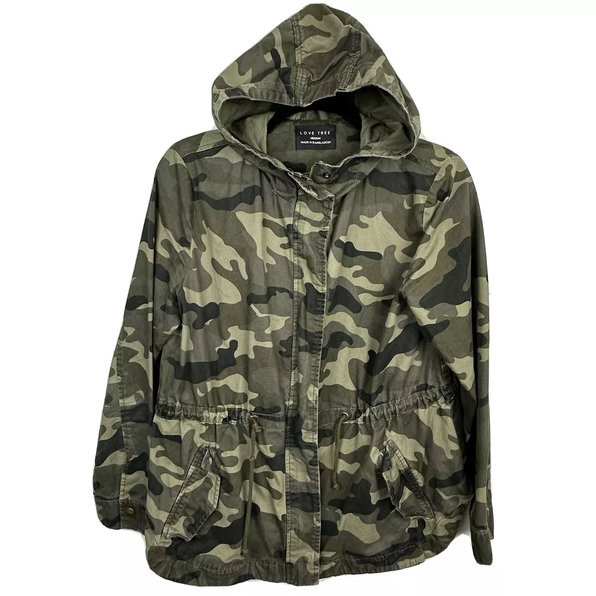 Womens green store camo jacket