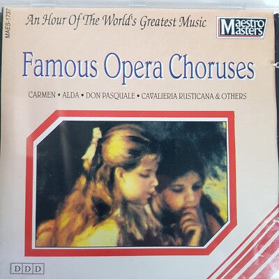 Famous Opera Choruses Carmen Alda Ljubljana Symphony Budapest State Opera CD