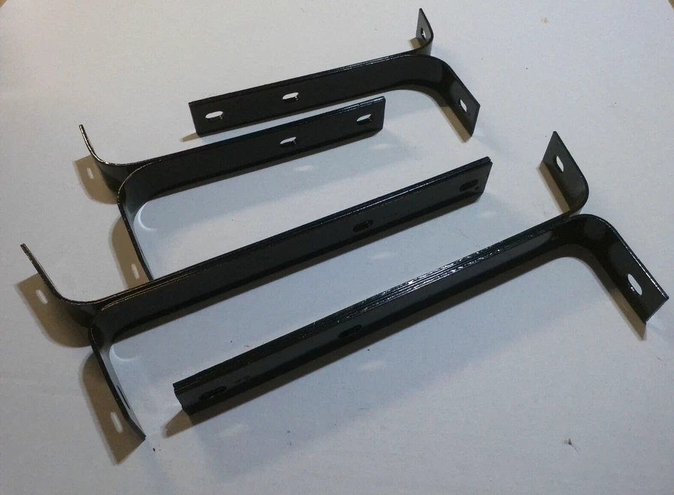 JUEGO COMPLETO DE 4 SOPORTES PARACHOQUES DELANTERO Y TRASERO VOLKSWAGEN T1 BUG BEETLE 1949-1967 Foto 2 de 4