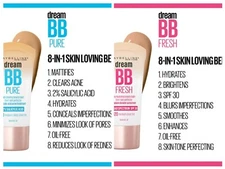 Maybelline Dream BB Fresh, BB Pure Cream ~You Choose one