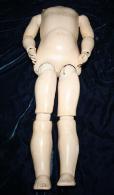 Antiker Kestner Gelenk-Körper 40cm für antike Porzellankopf-Puppe orginal