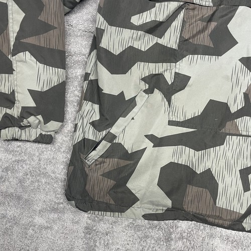 Mil-Tec Warm Combat Winter Mens XL Anorak Hood Fleece Jacket Splinter Night Camo - Picture 6 of 12
