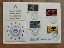 Enveloppe FDC grand format 1er jour 1992 Timbres n°2779 à 2782 Série européenne