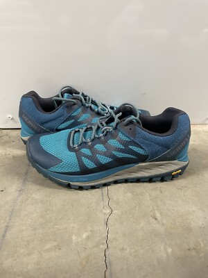 Merrell Hiking Shoes Women's Blue Vibram Soles Trail - US 8