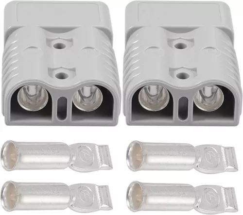 2x Batteriestecker mit Kupplung 50A-175A für Anderson Stecker Stromanschluss - Bild 2 von 14