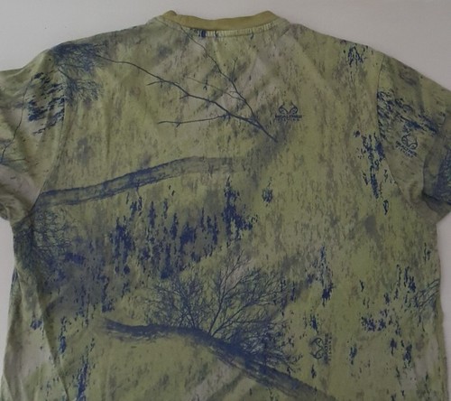 SS19 Palace Pêche T-Shirt Vert Realtree T-Shirt Taille L Trois Ferg - Photo 3 sur 8