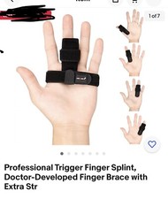 Professional Trigger Finger Splint, Doctor-Developed Finger Brace with Extra Str