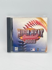 High Heat Baseball 2000 PC Video Game CD-ROM With Case DISC IS EXCELLENT