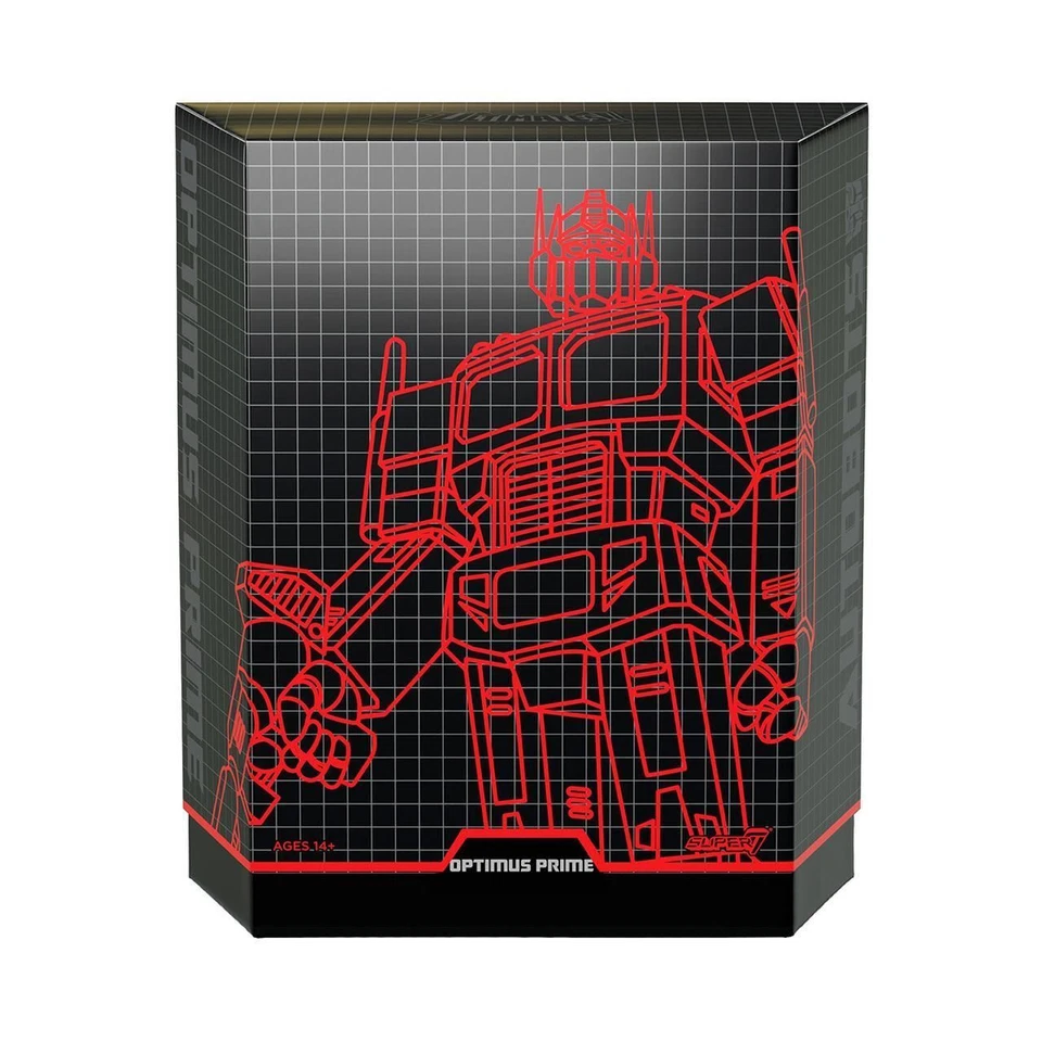 Transformers Ultimates Optimus Prime Original G1 Cartoon Wave 1 Figure Super7 - Image 4 of 4