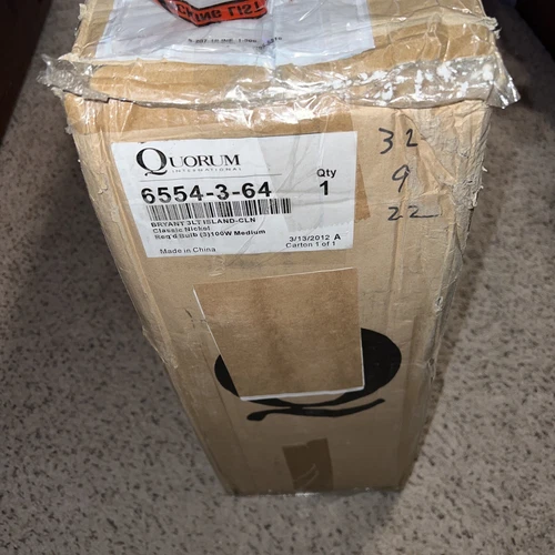 Quorum Lighting 6554-3-64 Bryant - 3 Light Island in Quorum Home Collection - Picture 4 of 5