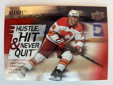 2021-22 Upper Deck Allure Hustle, Hit & Never Quit #HH-11 Matthew Tkachuk