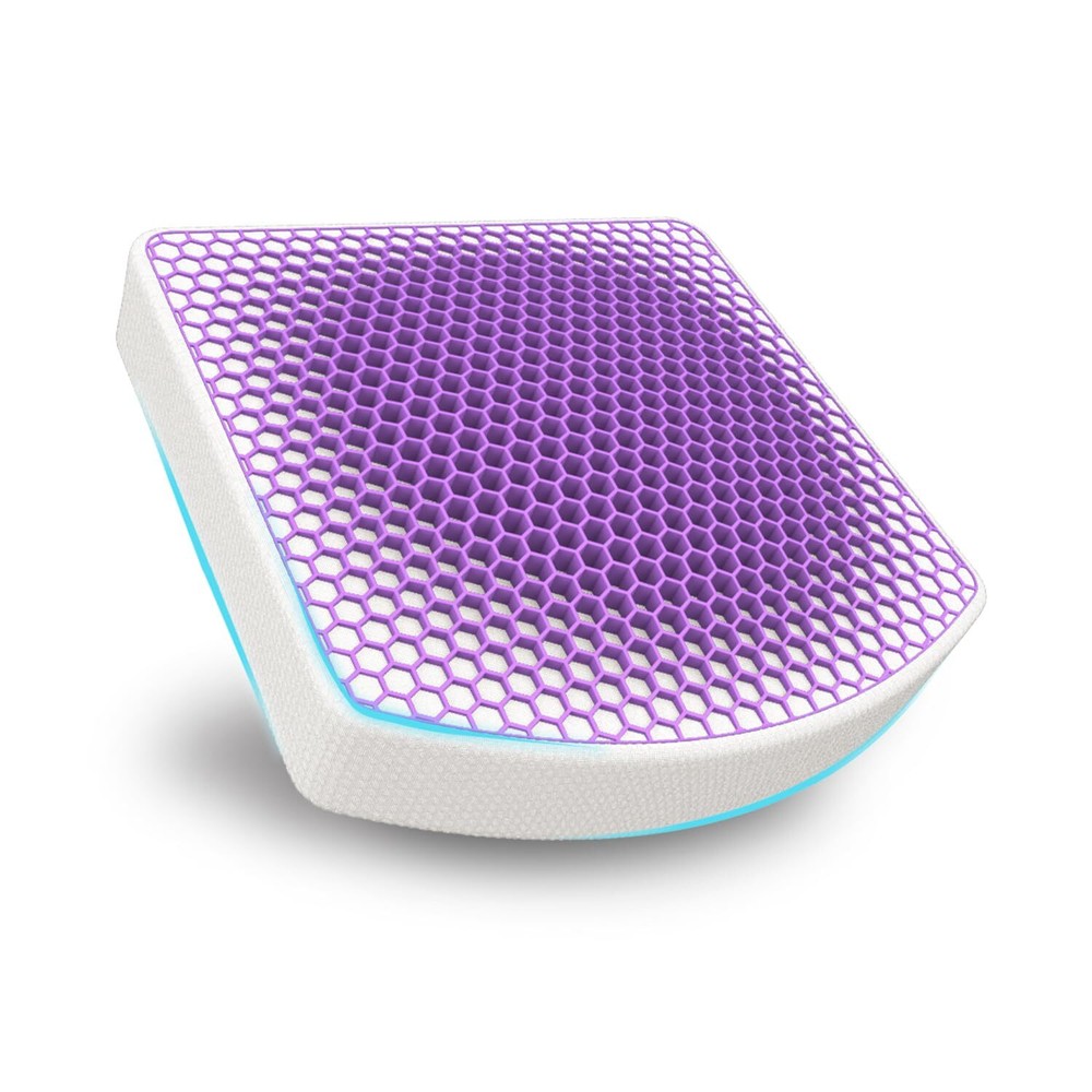 TPE Seat Cushion for Wheelchair Long Sitting,High Resilience Foam+TPE Chair C...