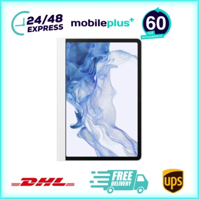Original Clear View Cover Handyhülle für Samsung Tab S8 Note Weiß EF-ZX700PWEGEU