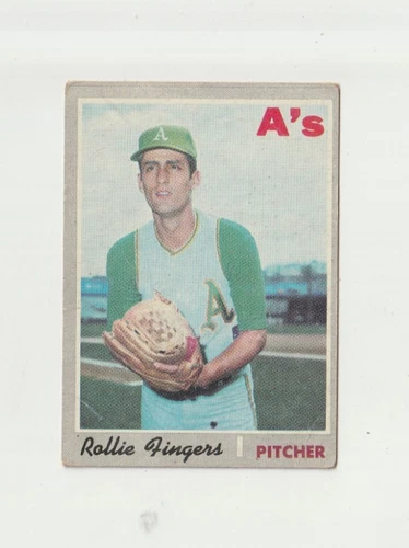 1970 Topps Baseball Rollie Finger #502 HOF