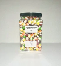 Freeze Dried Candy Bulk Original Rainbow Crunch 54oz Container Made Fresh