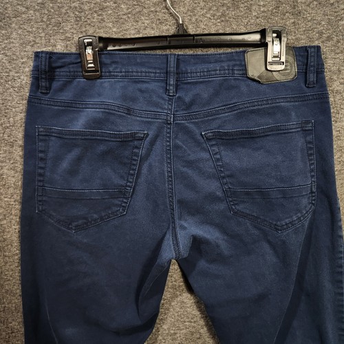 Buffalo David Bitton Pants Mens Sz 32x32 Meas 33x31 Blue Archer Slim Stretch - Picture 4 of 11