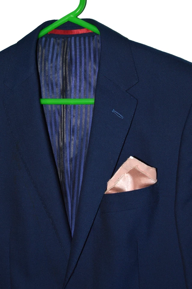 Новый нам 38 марок и SPENCER роскошь Alfred коричневый мужской синий шерсти костюм Куртка Пальто - Изображение 2 из 4