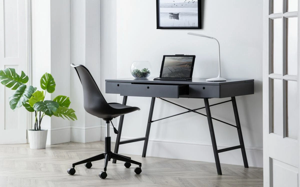 Black 3 2024 drawer desk