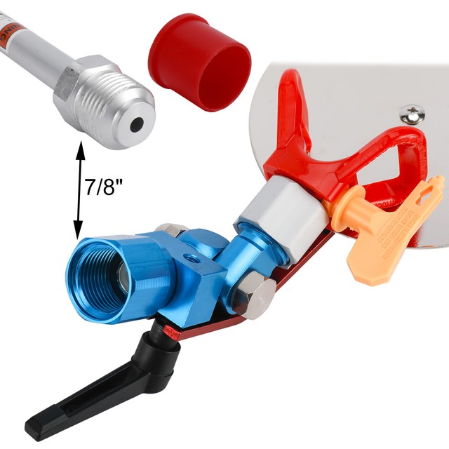 Airless Paint Spray Gun Wuth 517 Tip Guard Swivel Joint 3600psi High