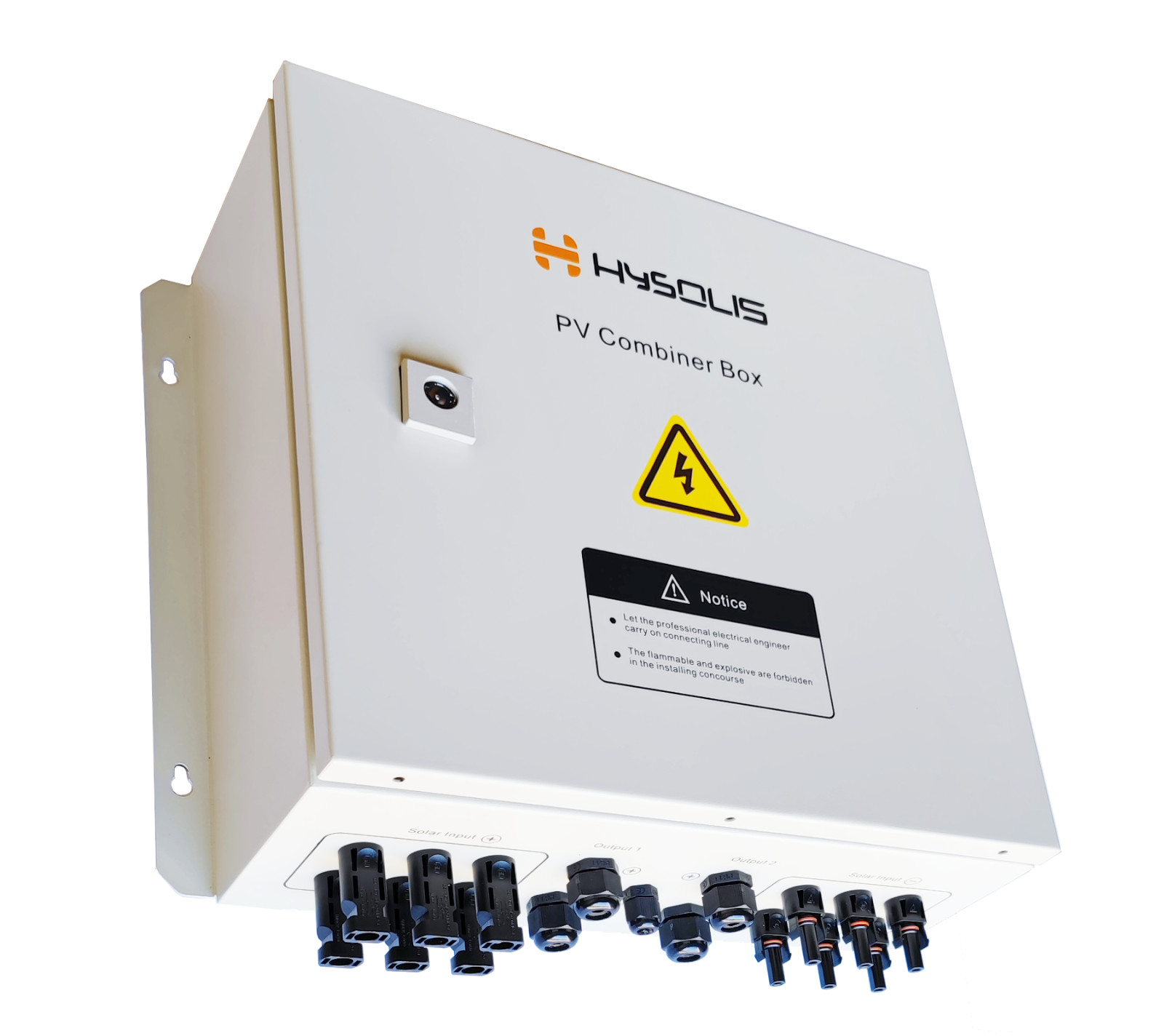 Solar PV combiner box 6 string with 63A breaker,fuses, anti reverse current, SPD