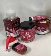 6 Bath Body Works Santa Approved Christmas Boxed Candy Cane