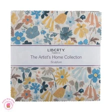 Riley Blake LIBERTY ARTISTS HOME 10" STACKER 42- Layer cake squares Quilt Fabric