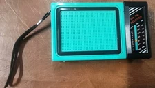 Pomtrex Sport Am Fm Radio Hong Kong Tested Working Vintage Model 120-00833