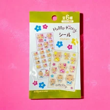 Sanrio Hello Kitty Tanned Sticker Daiso Japan Official Rare Series