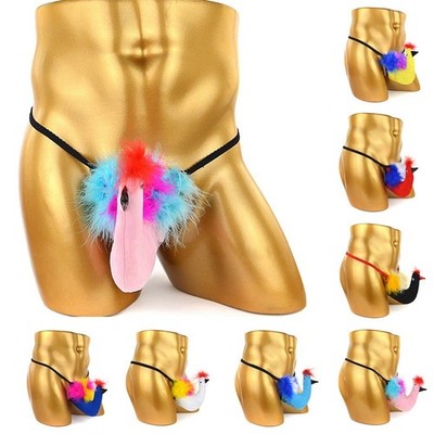 Slip T-Rücken Unterhose Unterwäsche Beutel Dessous Elefantennase G-String