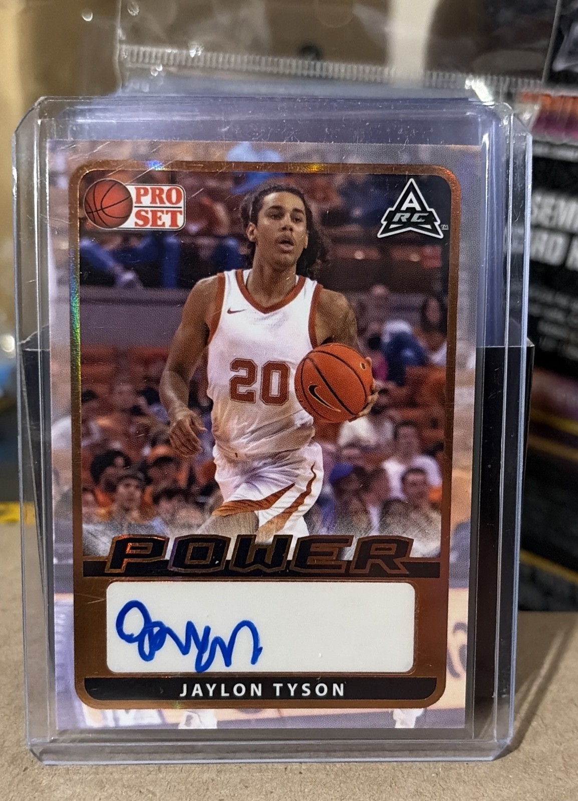 2021-22 Leaf Pro Set Power - Base Autographs Jaylon Tyson #BA-JT1 (AU, RC)