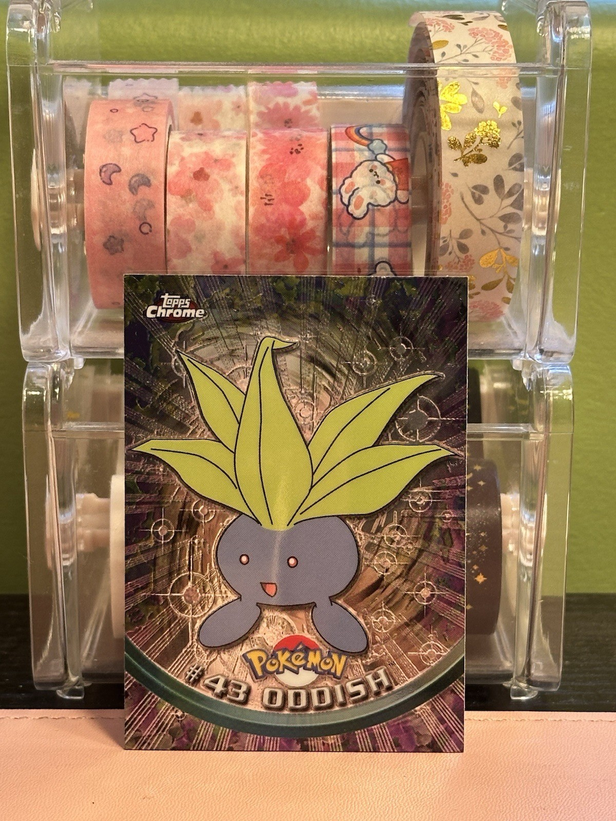 Pokemon Card - Oddish #43 - Topps Chrome