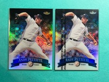1998 Topps Finest Refractor Bundle Lot Andy Pettitte #270 With & Without Peel