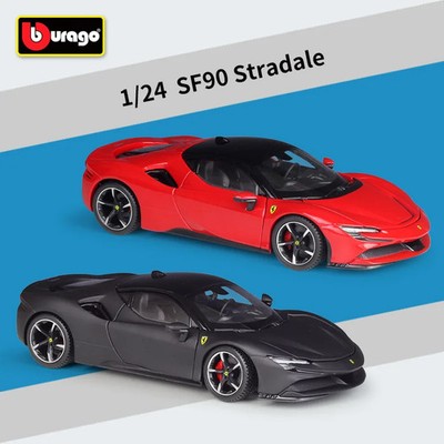 Bburago1:24SF90 Stradale Sports Car Simulation Alloy Car Finished Model Gift 