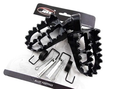 YAMAHA XT225 92-94 JBS BLACK FOOT PEG SET LEFT RIGHT PAIR FOOTPEGS REST