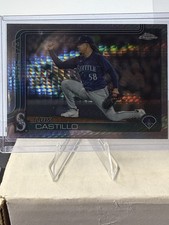 Luis Castillo 2025 Topps Chrome #69 Geometric Refractors Seattle Mariners