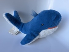 Steiff Blue Whale Plush Soft Cuddly Friends Tory 12 Long NWT