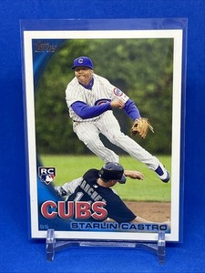 2010 Topps Update #US-85 Starlin Castro Rookie Card Chicago Cubs