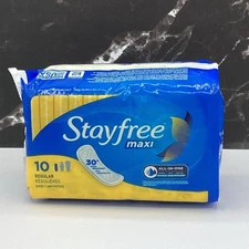 Stayfree Maxi Regular Pads For Women Wingless 10 Pads (1 Pack)