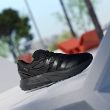 Adidas Lightblaze ATR Shoes in Black / Grey Trainers