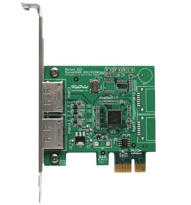 Genuine HighPoint Rocket 622A 2-Channel eSATA III PCIe 2.0 Host Bus Adapter