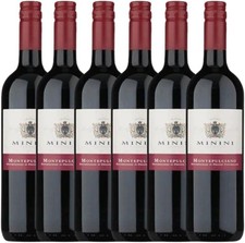 Minini Montepulciano d'Abruzzo Italian Red Wine 6 x 75cl