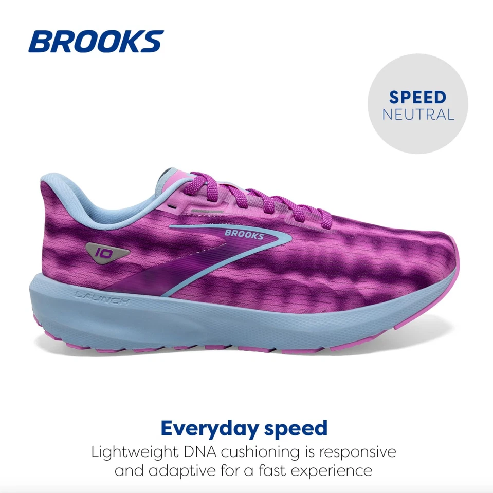 Brooks Women's Launch 10 Neutral Running Shoe -US 10 (M)-RARE COLOR, MSRP $130 - Image 3 of 4