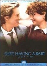 SHE'S HAVING A BABY DVD VG Disc  Cover Art - NO CASE